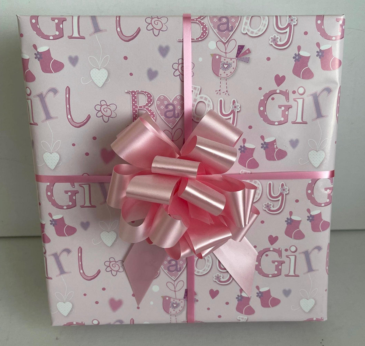 Luxury Baby Girl Gift Box Blanket & Bootees Set