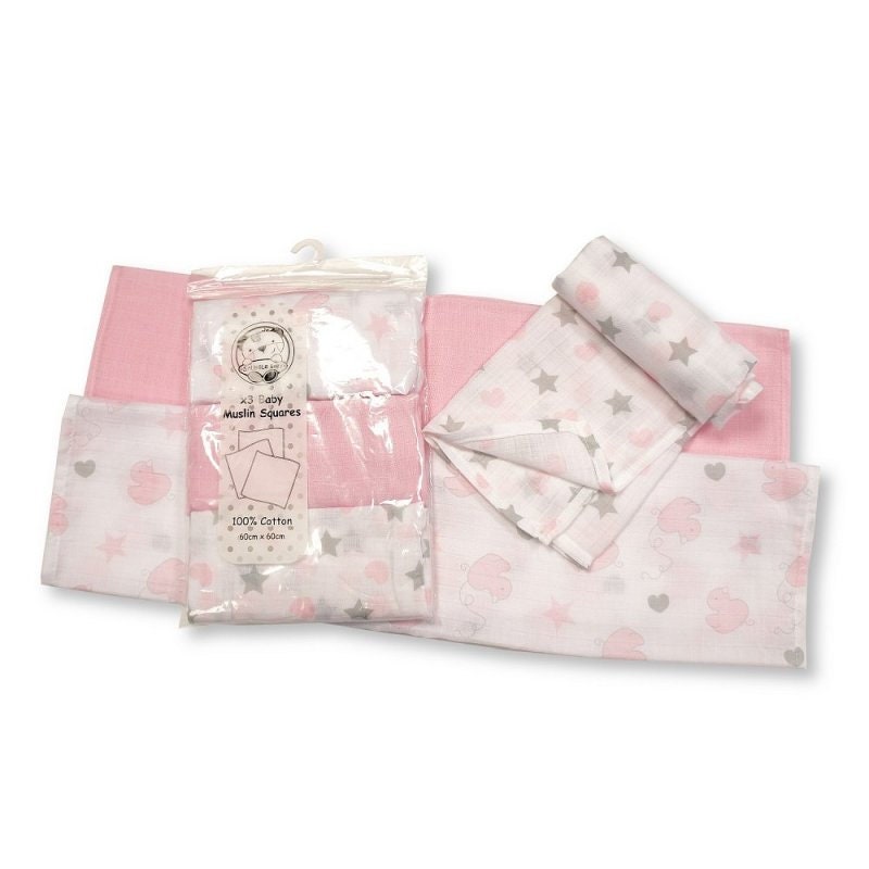 Newborn Baby Girl Gift Hamper | Pink Bunny Gift Basket | Baby Girl Blanket Gift Set | Baby Shower Gift | New Baby Girl Gift