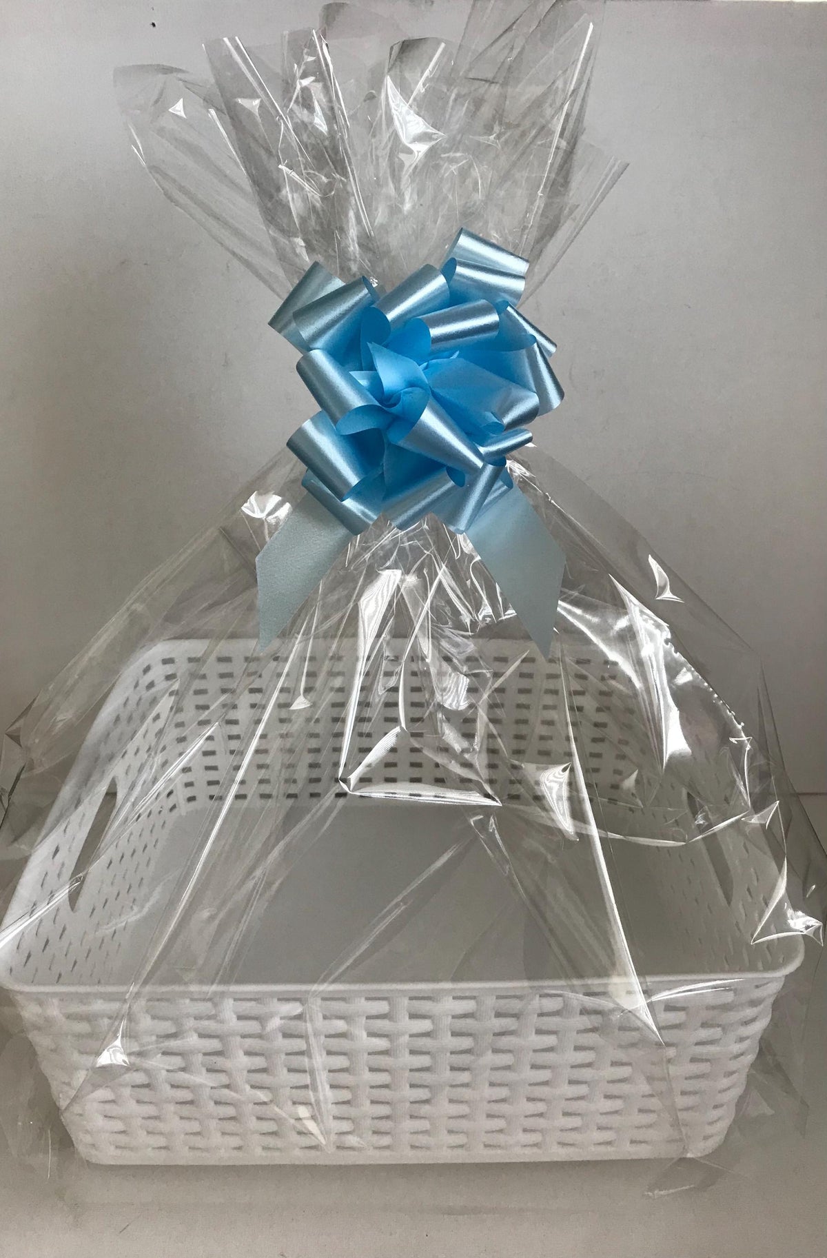 Newborn Boy Gift Basket | Baby Boy Hamper Set | New Baby Hamper Basket | Baby Shower Gift | Blue Bunny Baby Gift