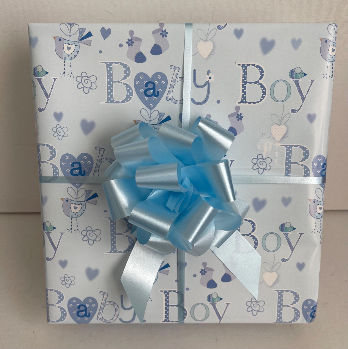 New Baby Boy Hamper | Blue Bunny Gift Basket | Newborn Boy Gift Set | Baby Shower Gift | Luxury Baby Hamper