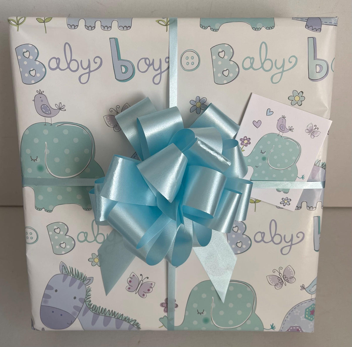 Luxury Baby Boy Gift Hamper, New Baby Boy Gift Basket, Baby Shower Gift, New Mum Maternity Gift, Blue Newborn Baby Box