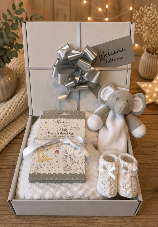 Unisex Baby Gift Hamper Basket Maternity Shower Gift Baby New Baby Gift Idea